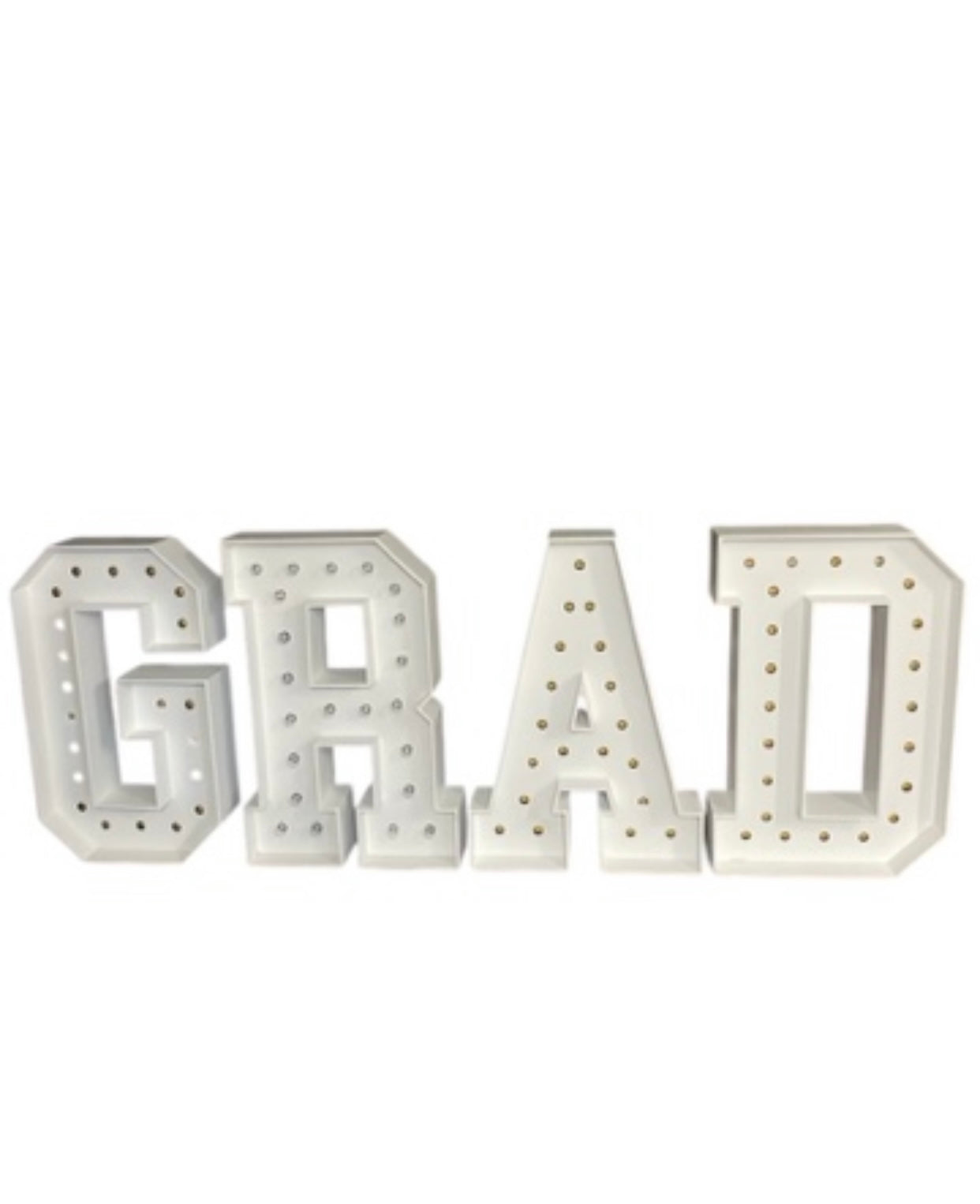 GRAD Marquee Letters