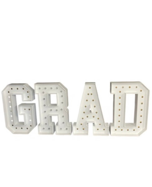 GRAD Marquee Letters – Platinum Prop House, Inc.