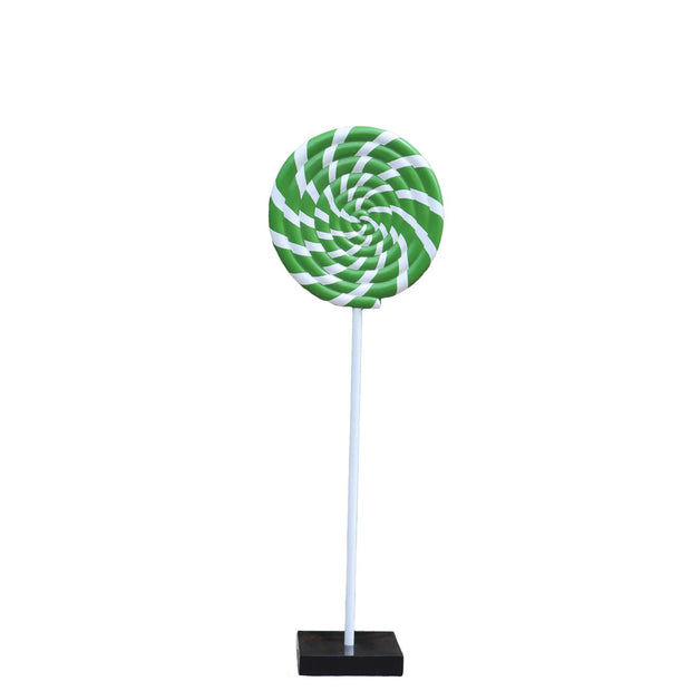 Green & White Lollipop