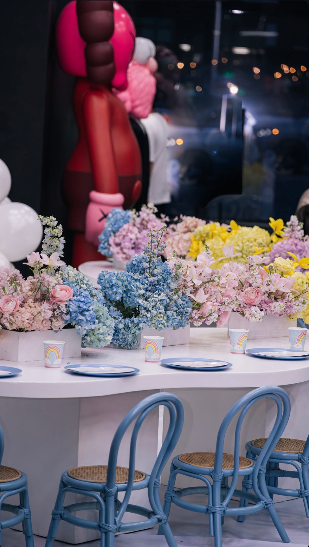 Kids White Cloud Table