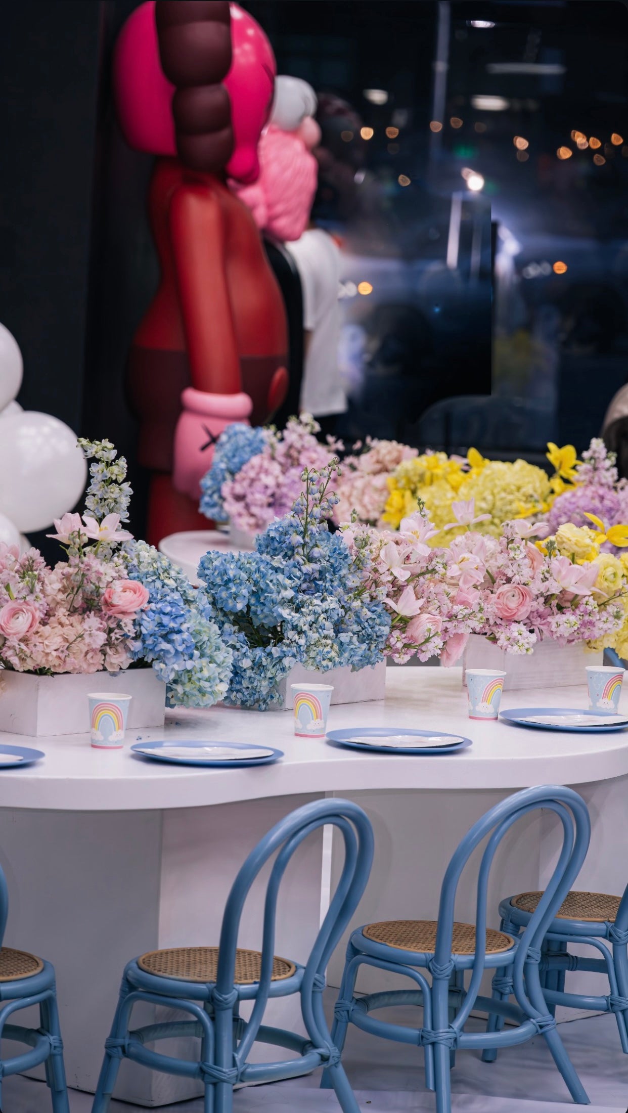 Kids White Cloud Table