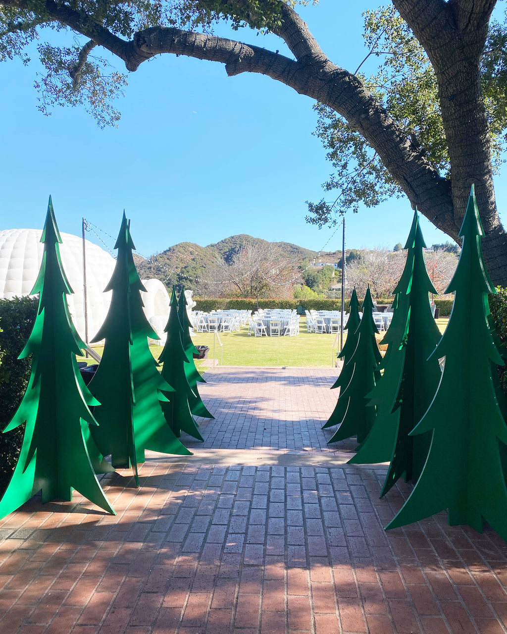 6 Foot Green Christmas Wood Tree