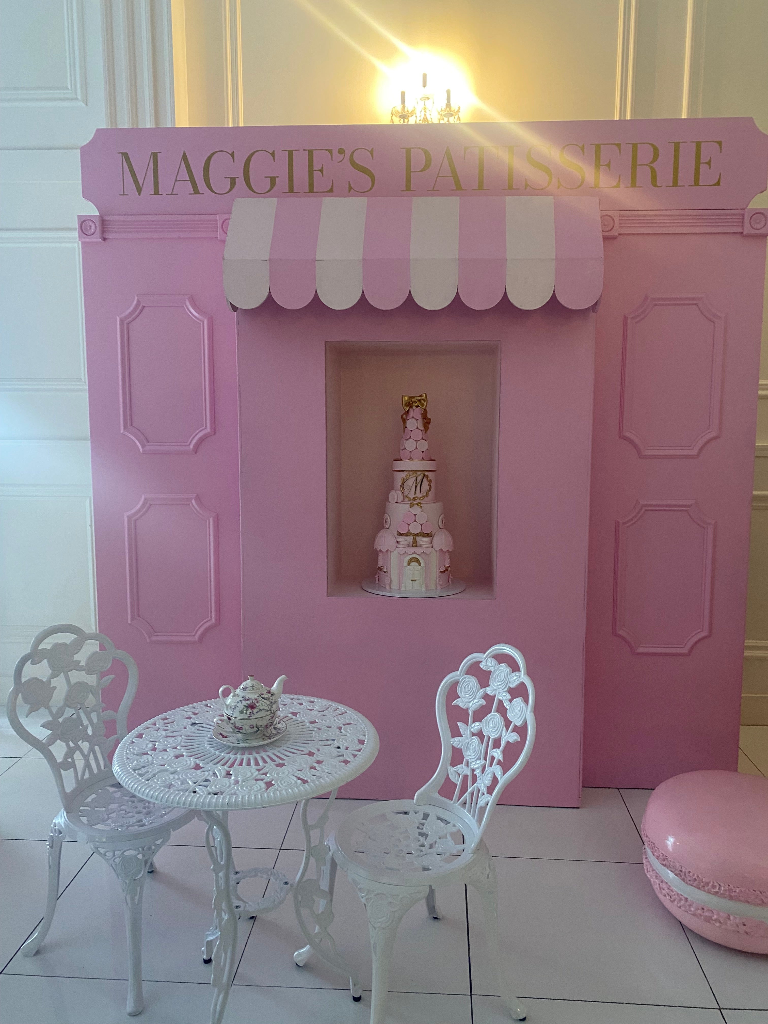 Light Pink Store Front With Custom Signage