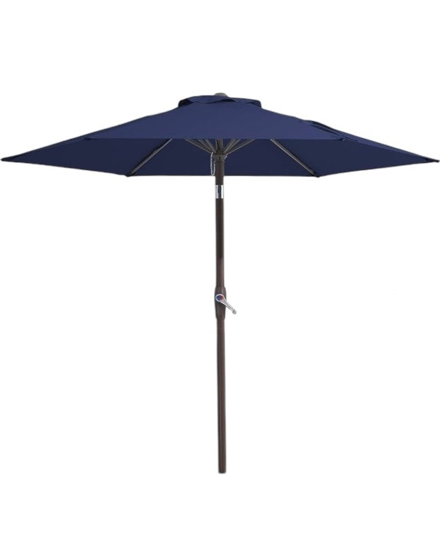 Navy Blue Umbrella With Base