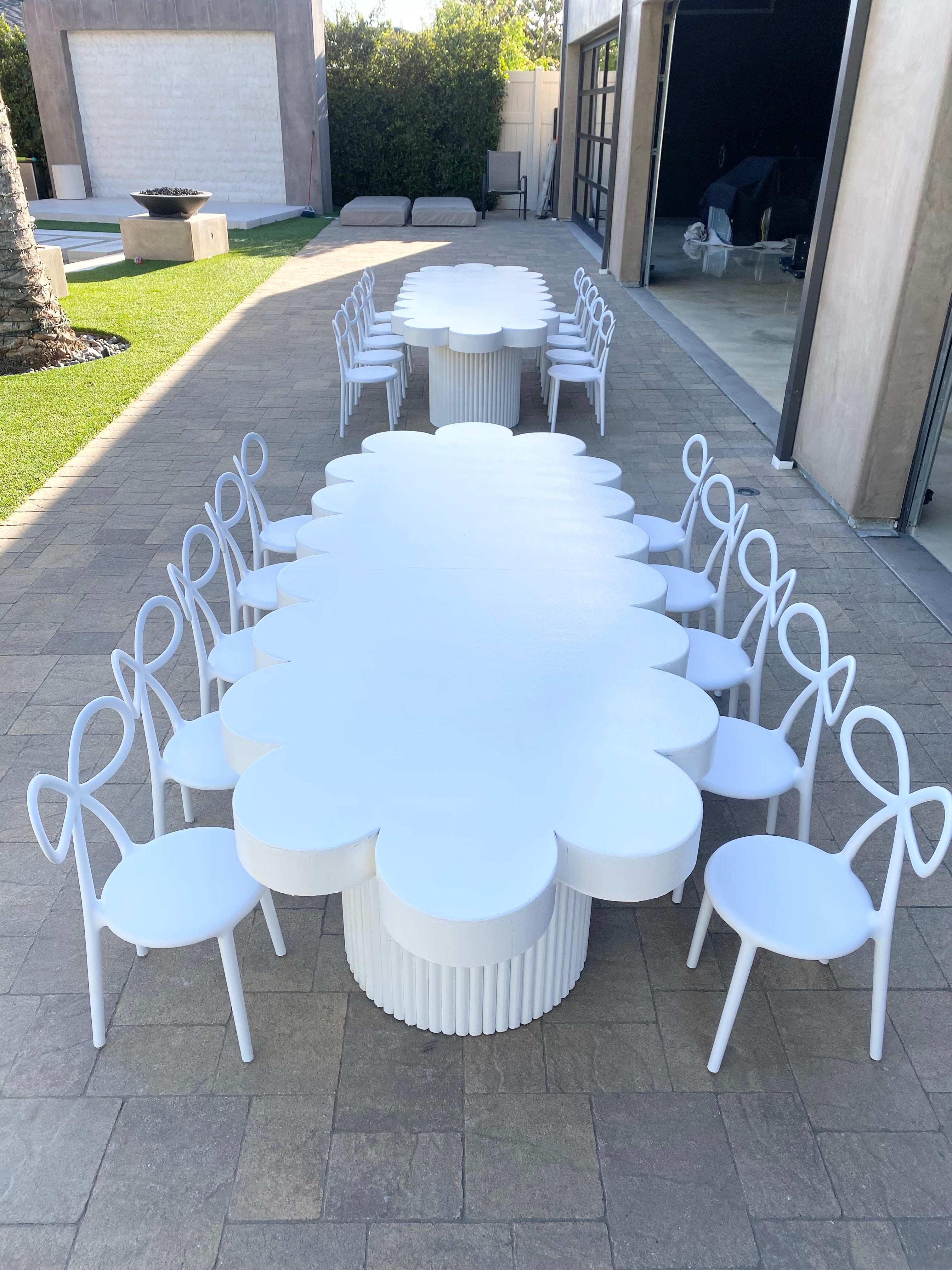 Kids White Daisy Table