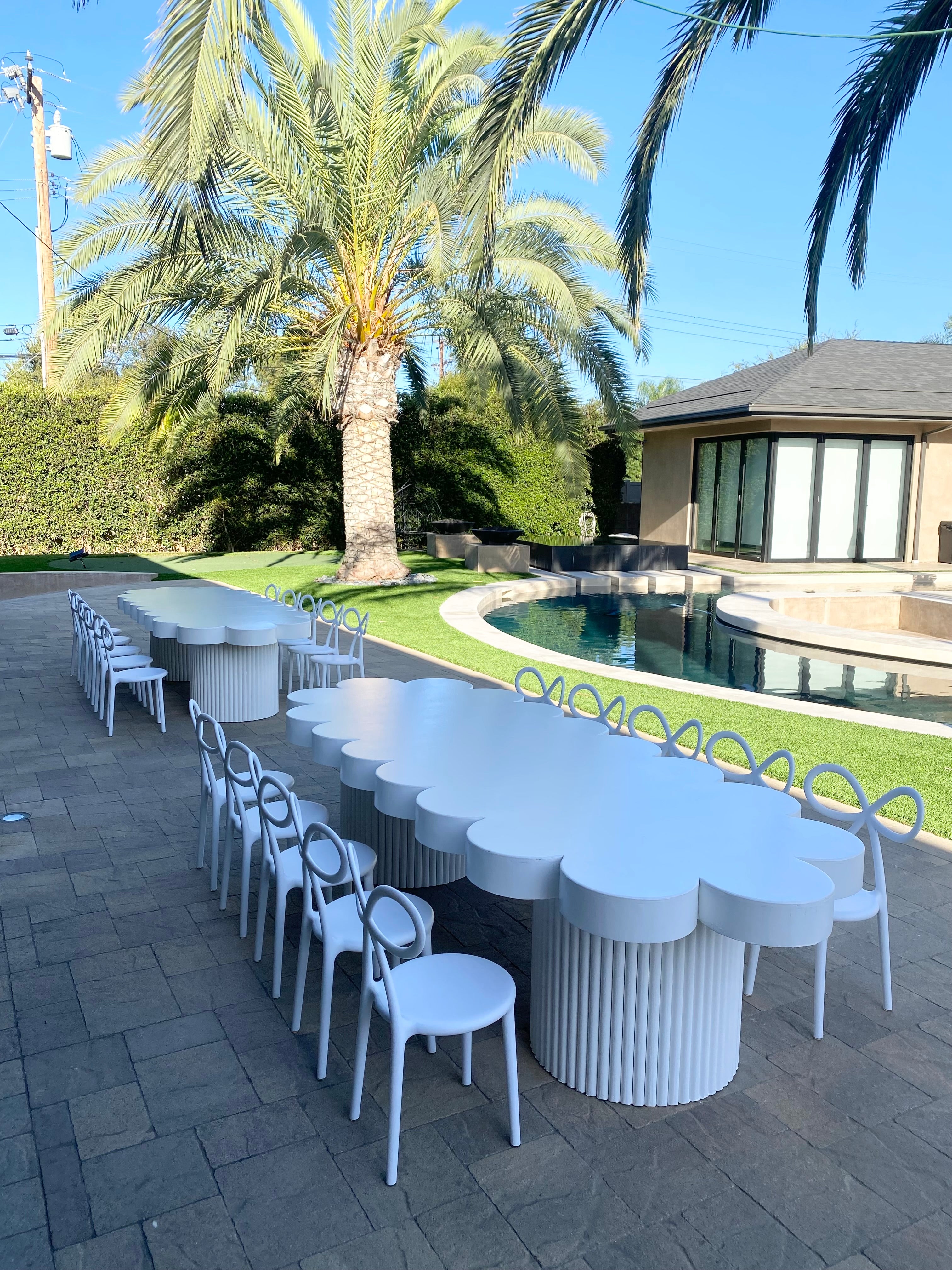 Kids White Daisy Table