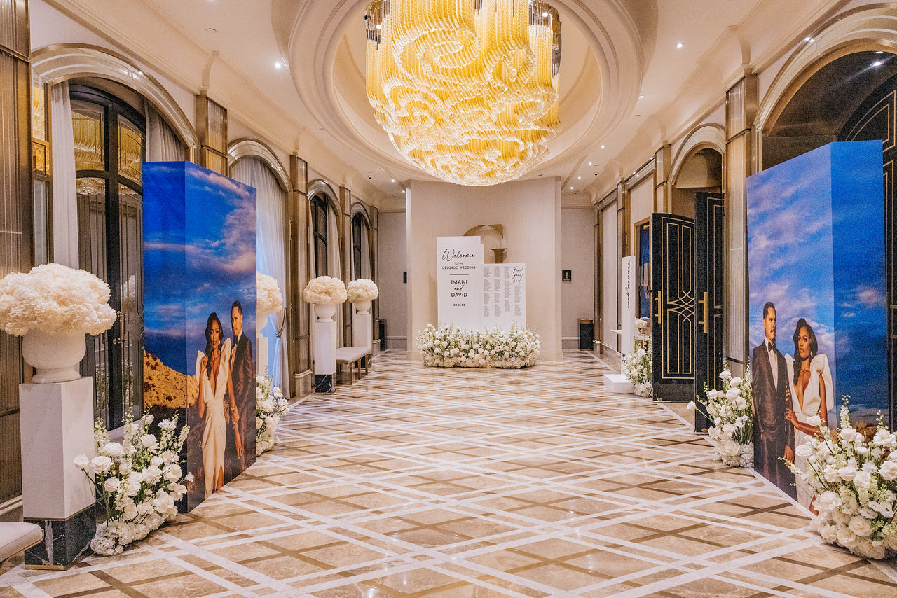 Welcome Sign & Seating Chart Display (Wording Not Included)