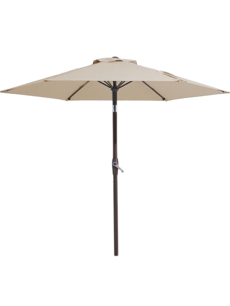 Beige Umbrella With Base