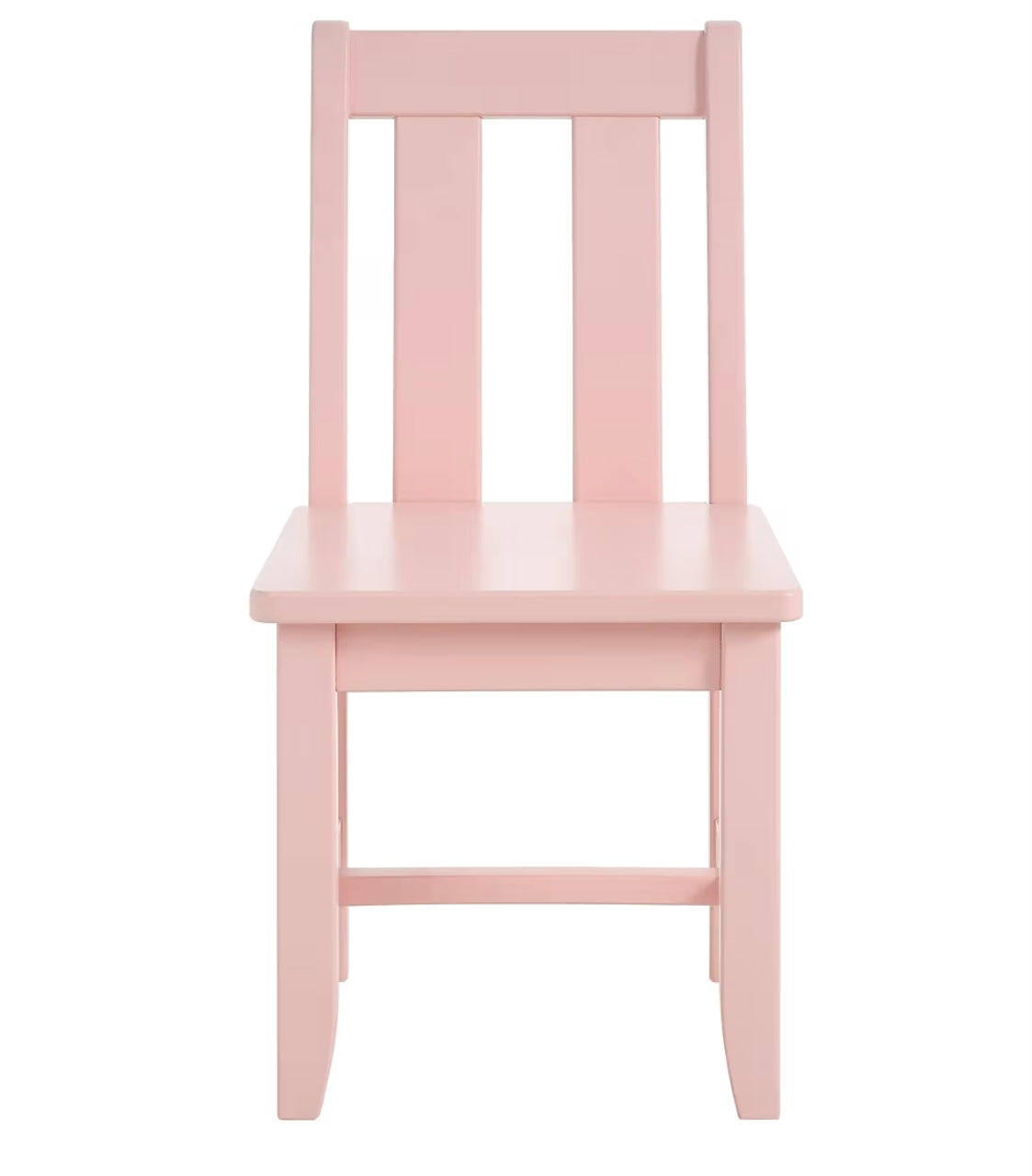 Kids Light Pink Wood Chair