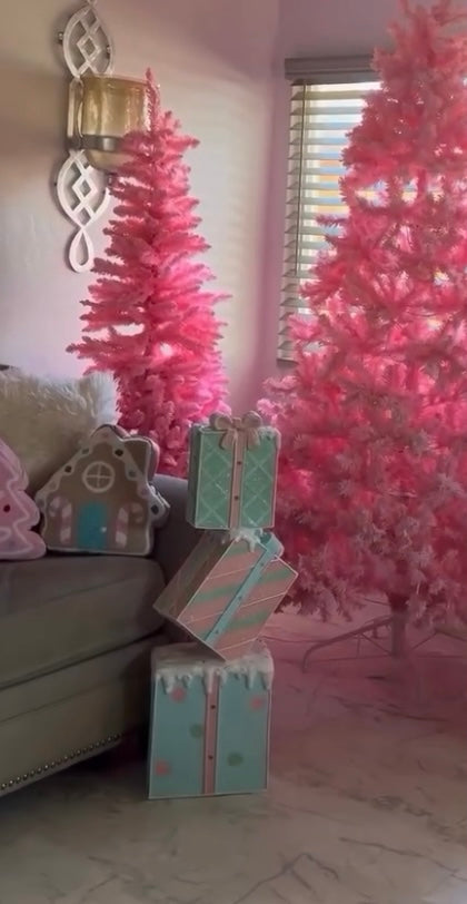 Pastel Stack Of Gift Boxes