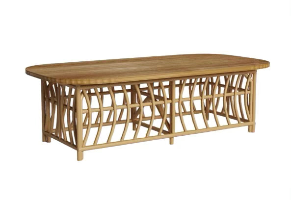 Kids Natural Rattan Rectangular Table