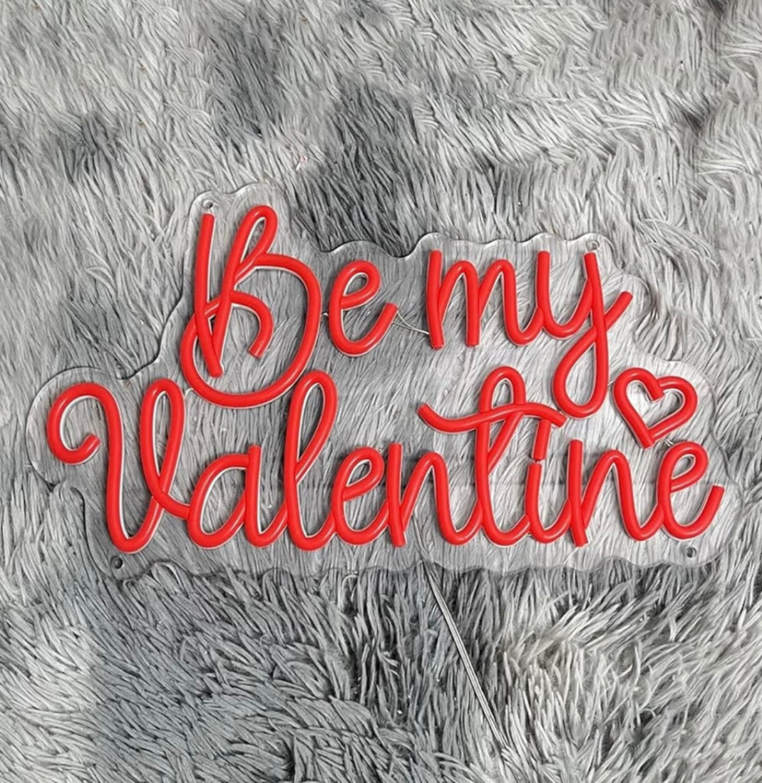 Be My Valentine Led Sign