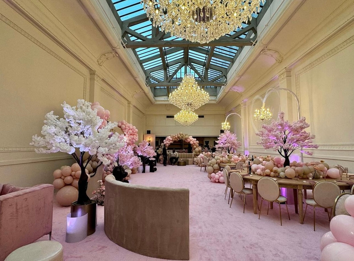 5 Foot White Cherry Blossom Tree