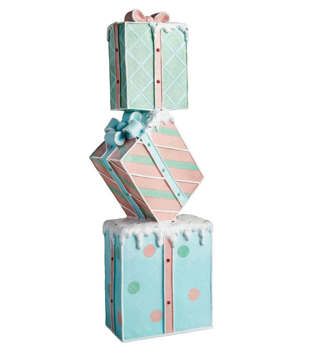 Pastel Stack Of Gift Boxes