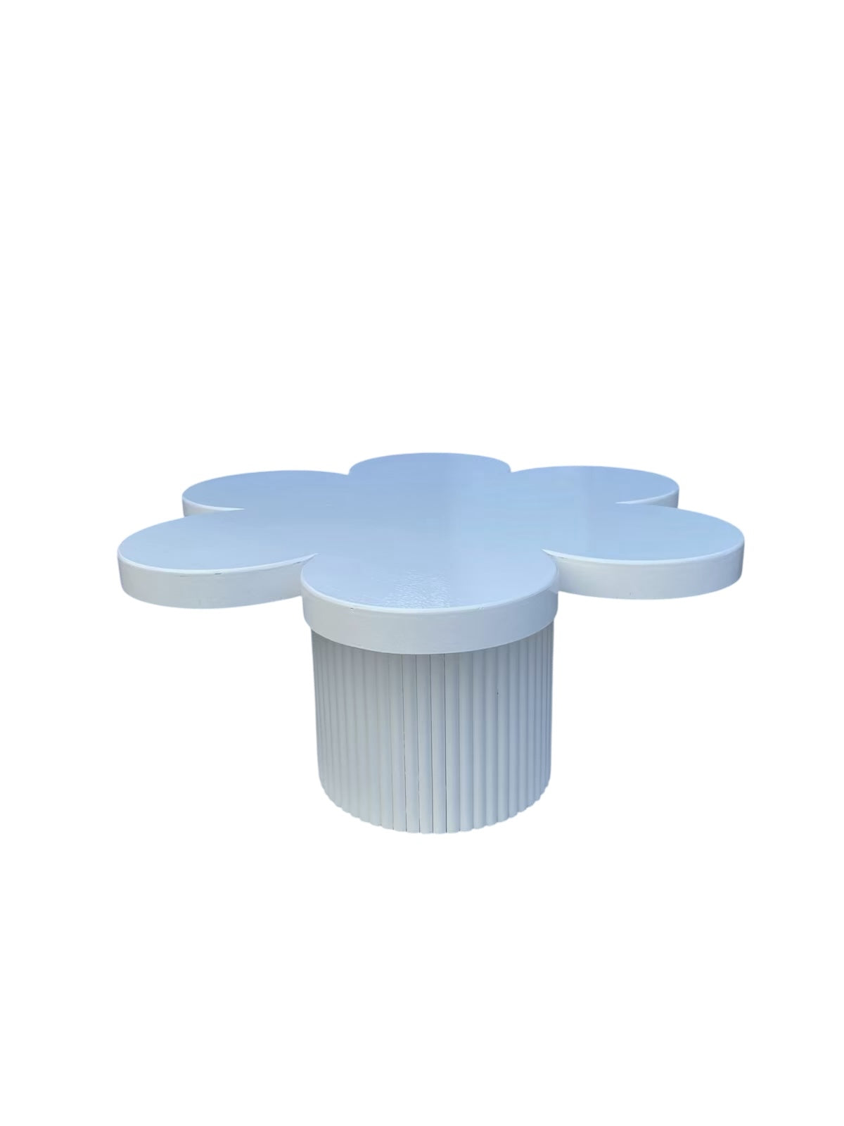 Kids White Flower Table