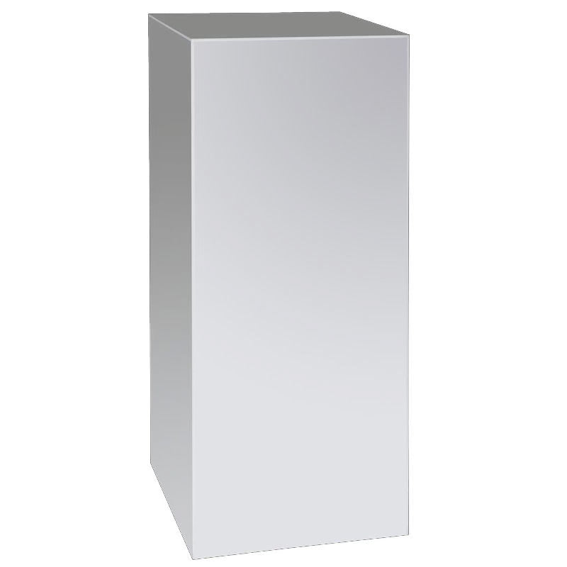 2 Foot White Pedestal