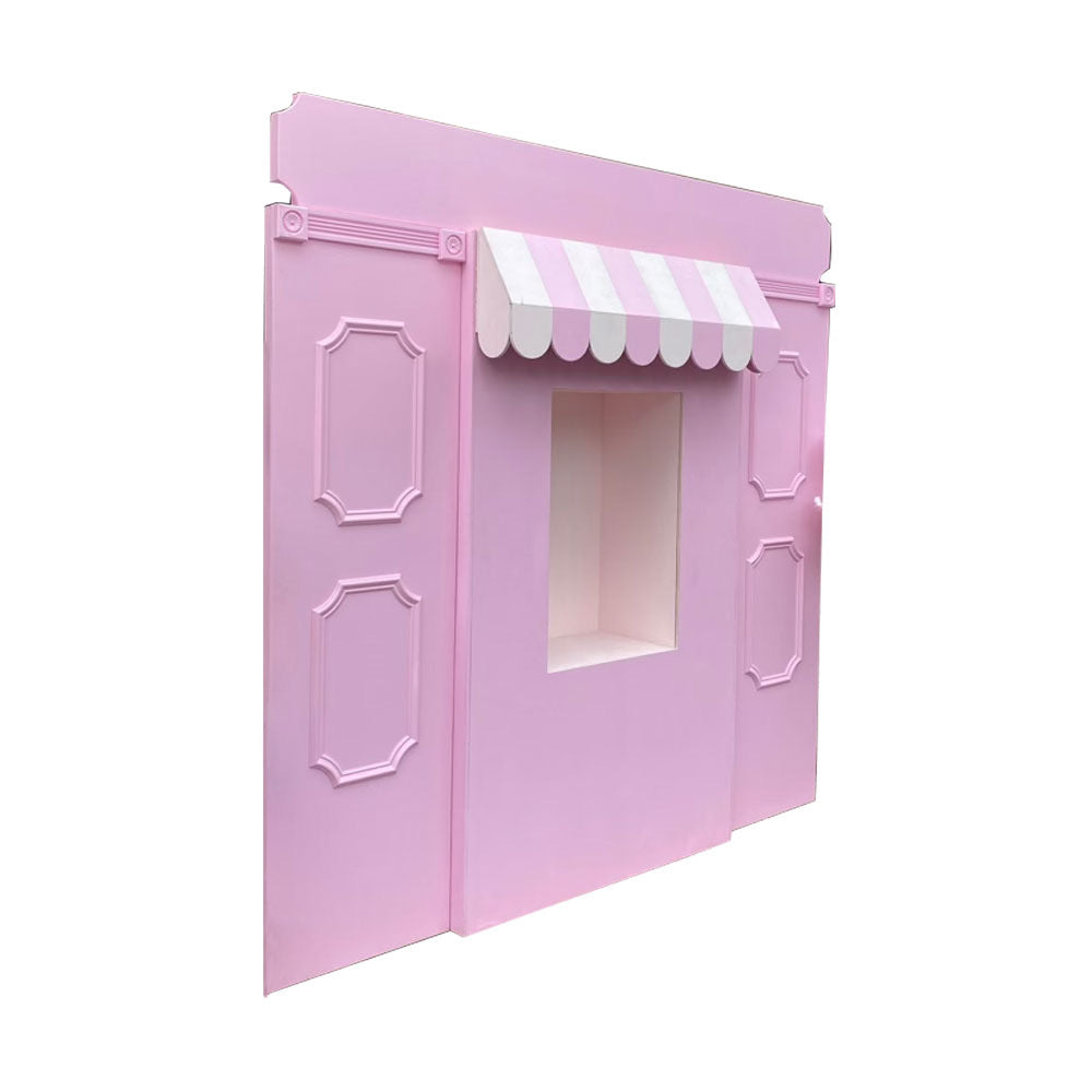 Light Pink Store Front With Custom Signage