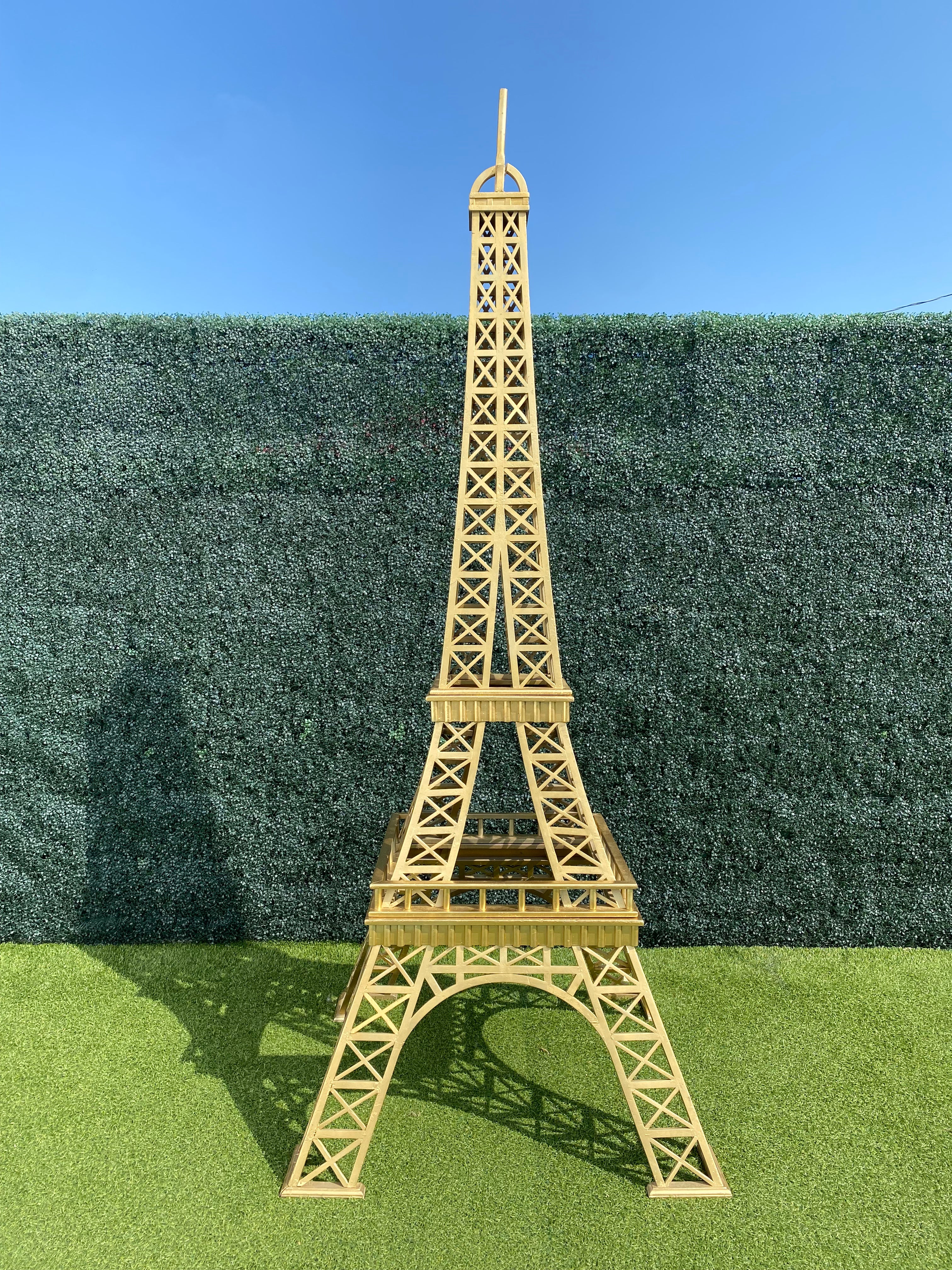 Large Gold Paris Eiffel Tower