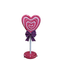 Pink Heart Lollipop