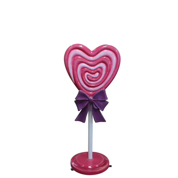 Pink Heart Lollipop