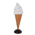 Large Vanilla Soft Serve Ice Cream Cone