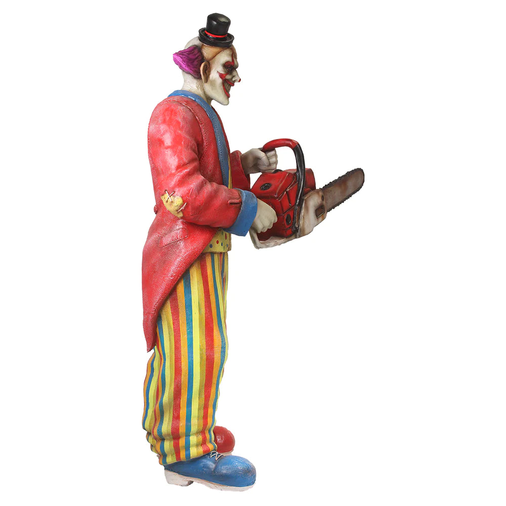 Scary Clown With Chainsaw