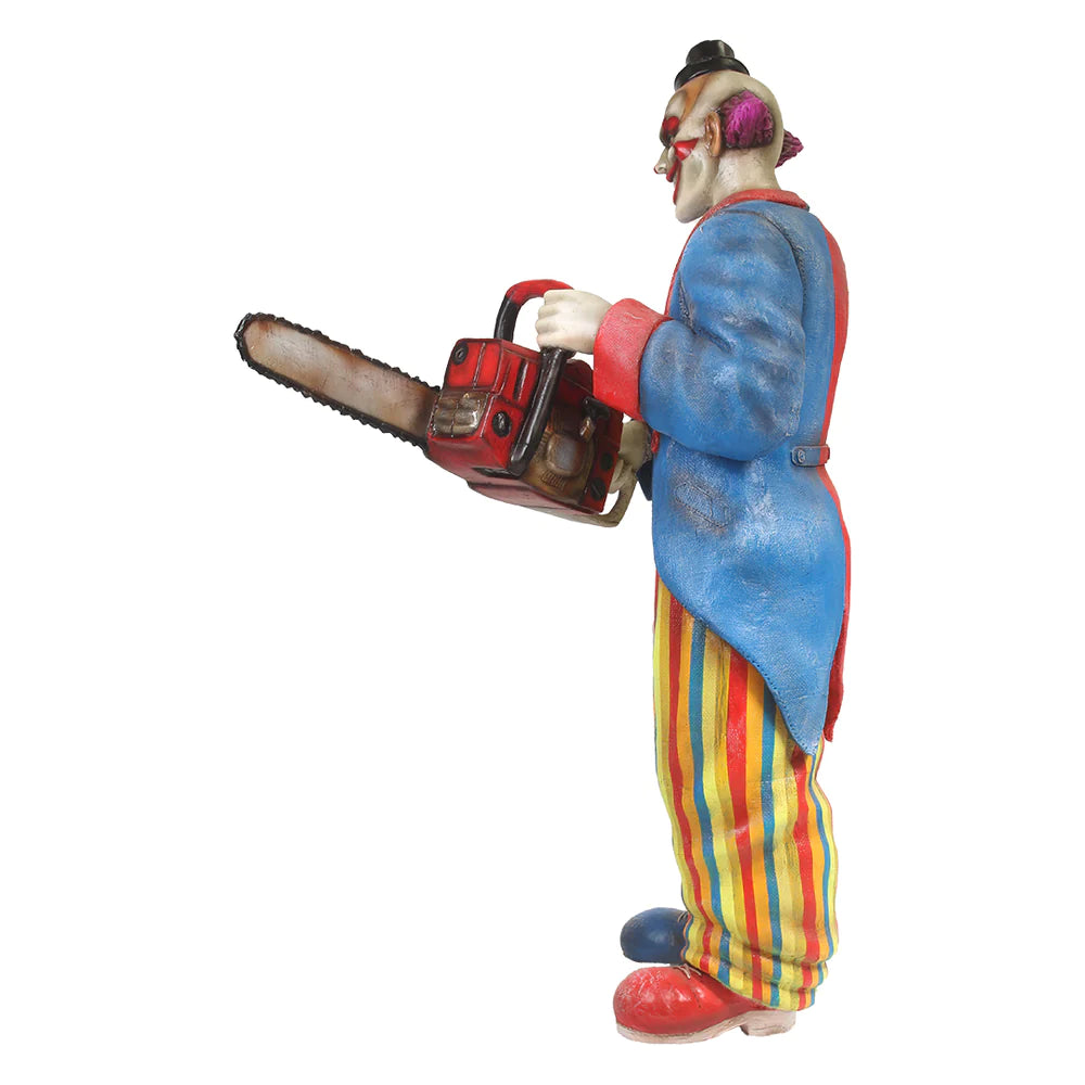Scary Clown With Chainsaw