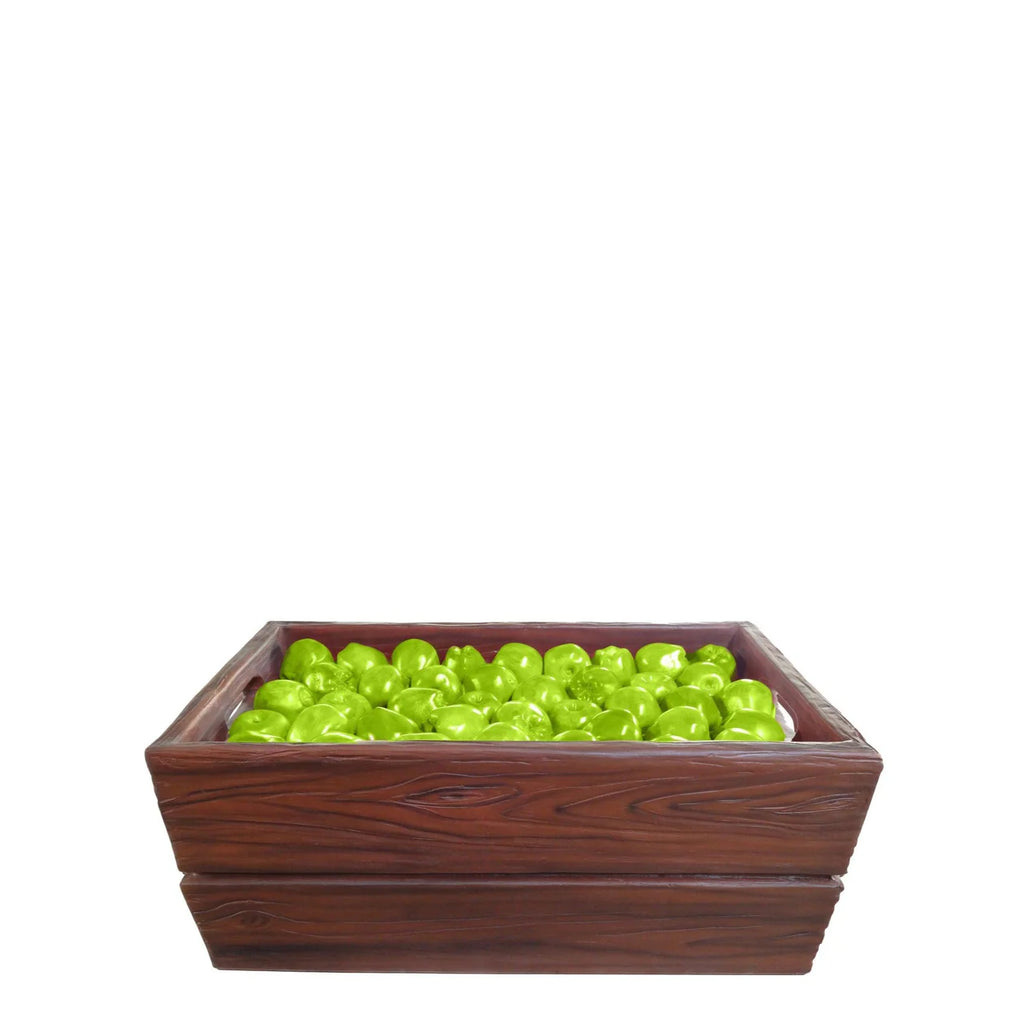 Crate Of Green Apples