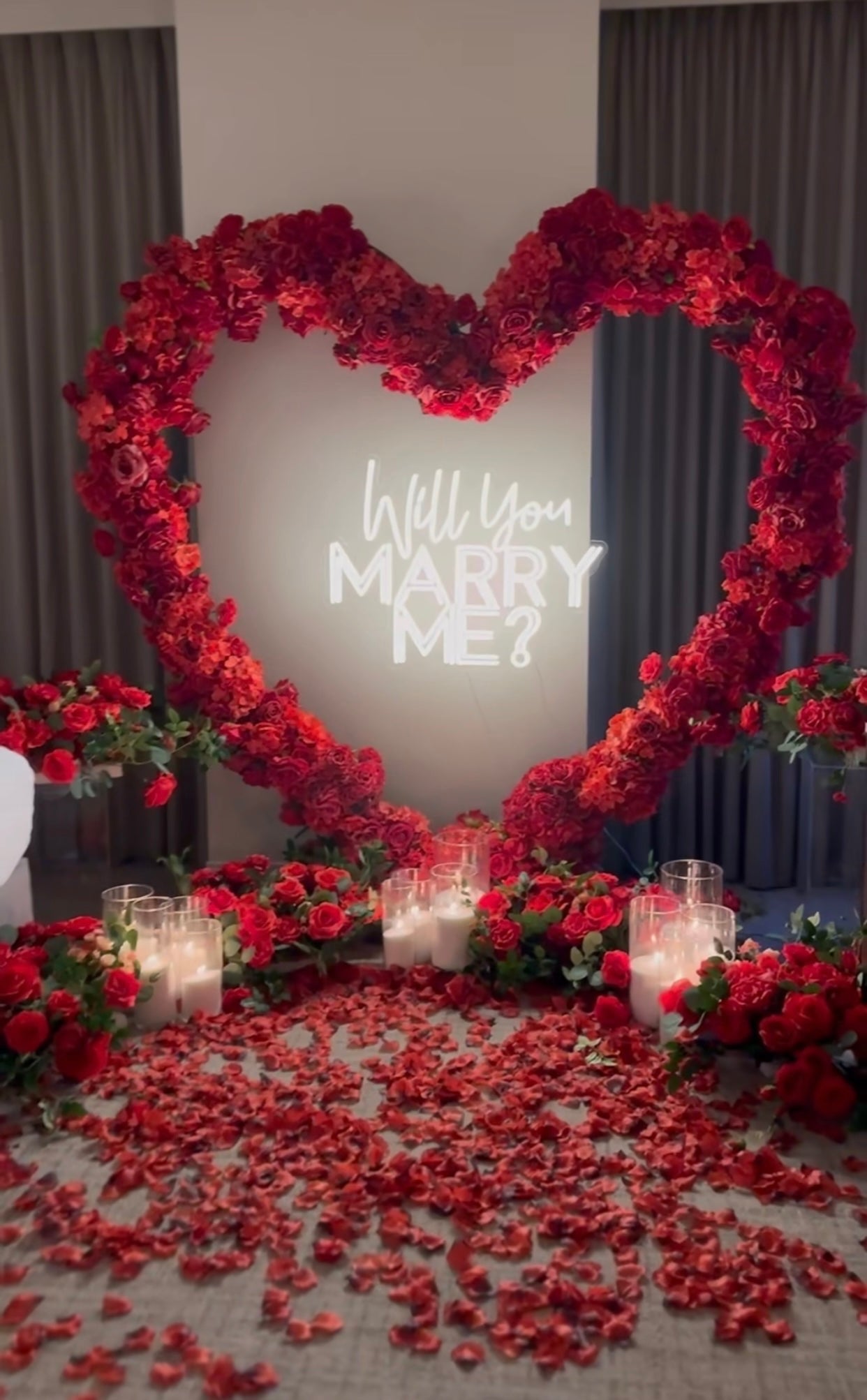 Will You Marry Me Led Sign