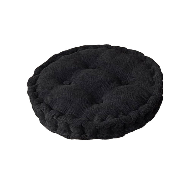 Black Round Seat Cushion