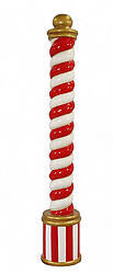 Peppermint Candy Cane Pillar
