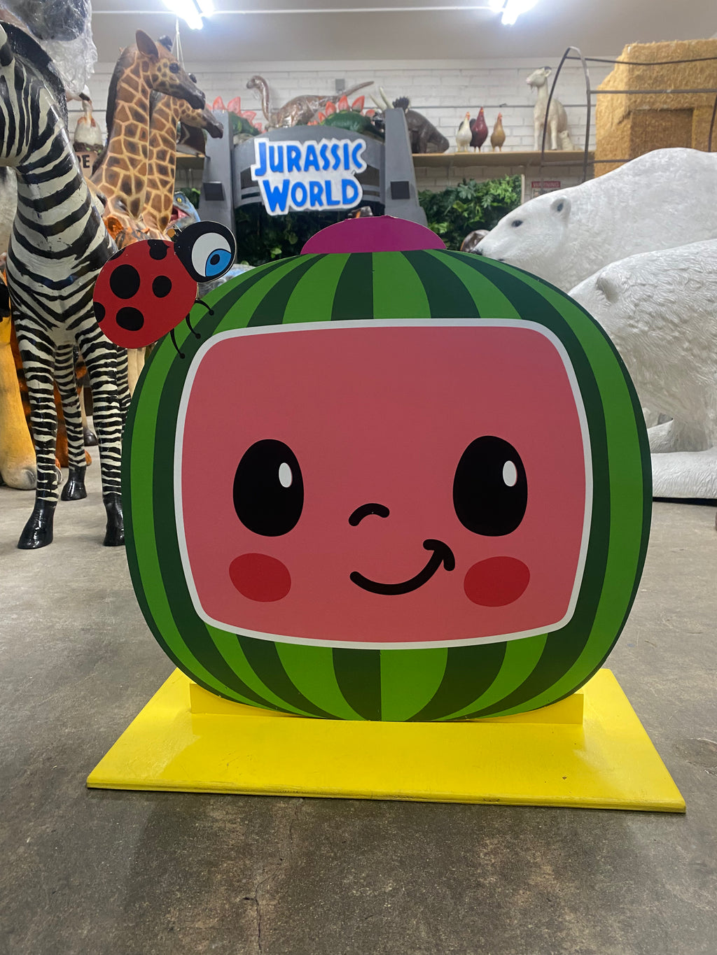 Cocomelon Watermelon Wood Cut Out Standee