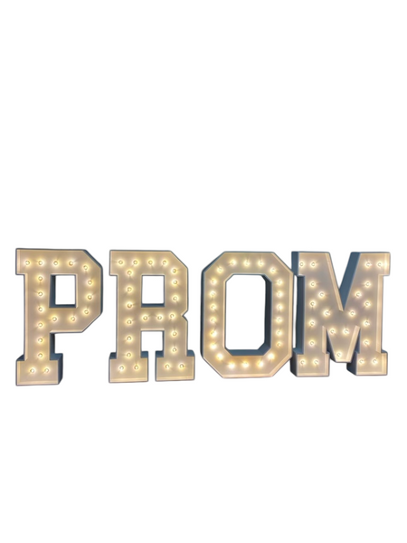 PROM Marquee Letters – Platinum Prop House, Inc.
