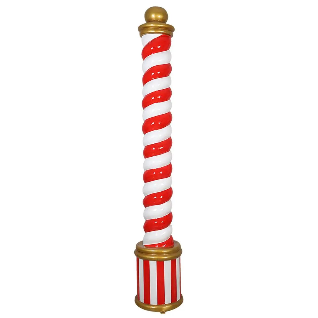 Peppermint Candy Cane Pillar