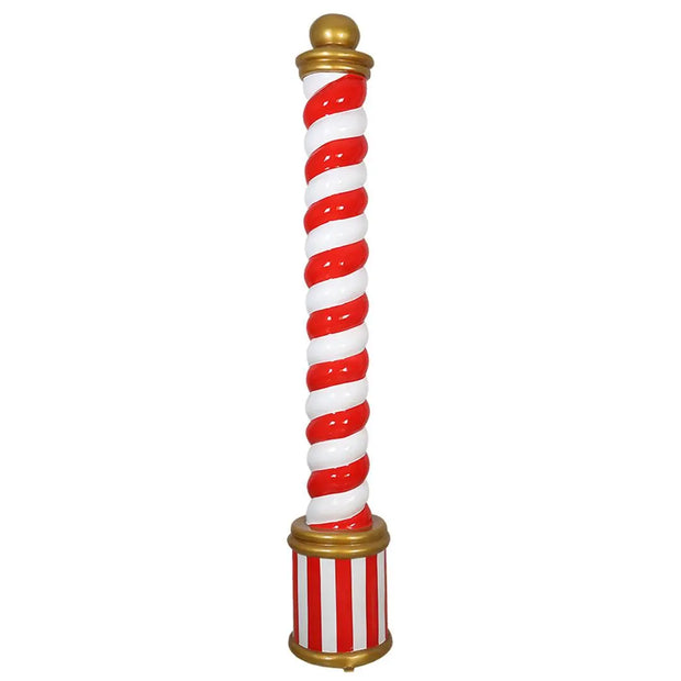 Peppermint Candy Cane Pillar