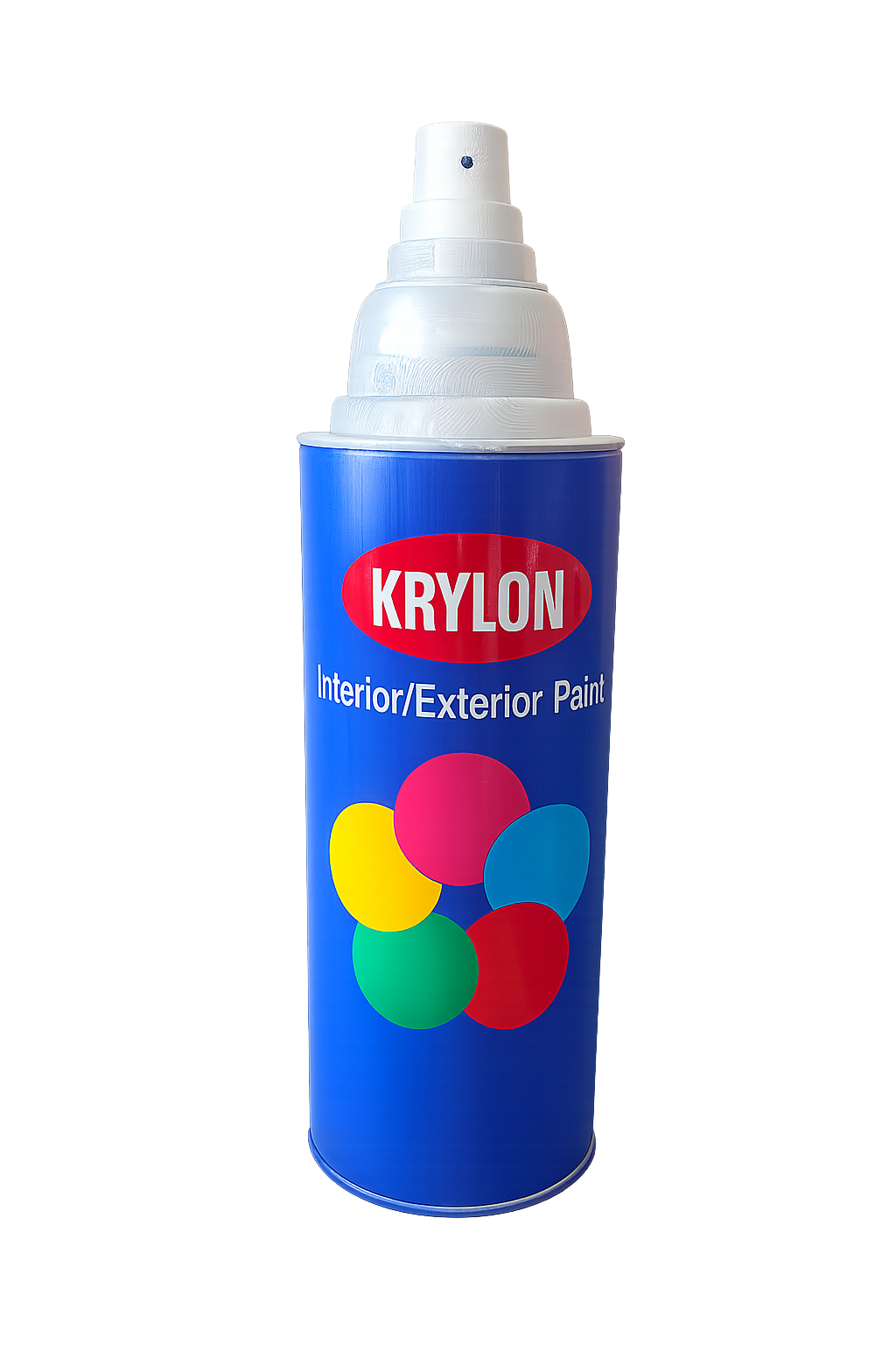 Blue Spray Paint Can
