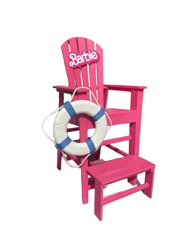 Hot Pink Barbie Lifeguard Chair