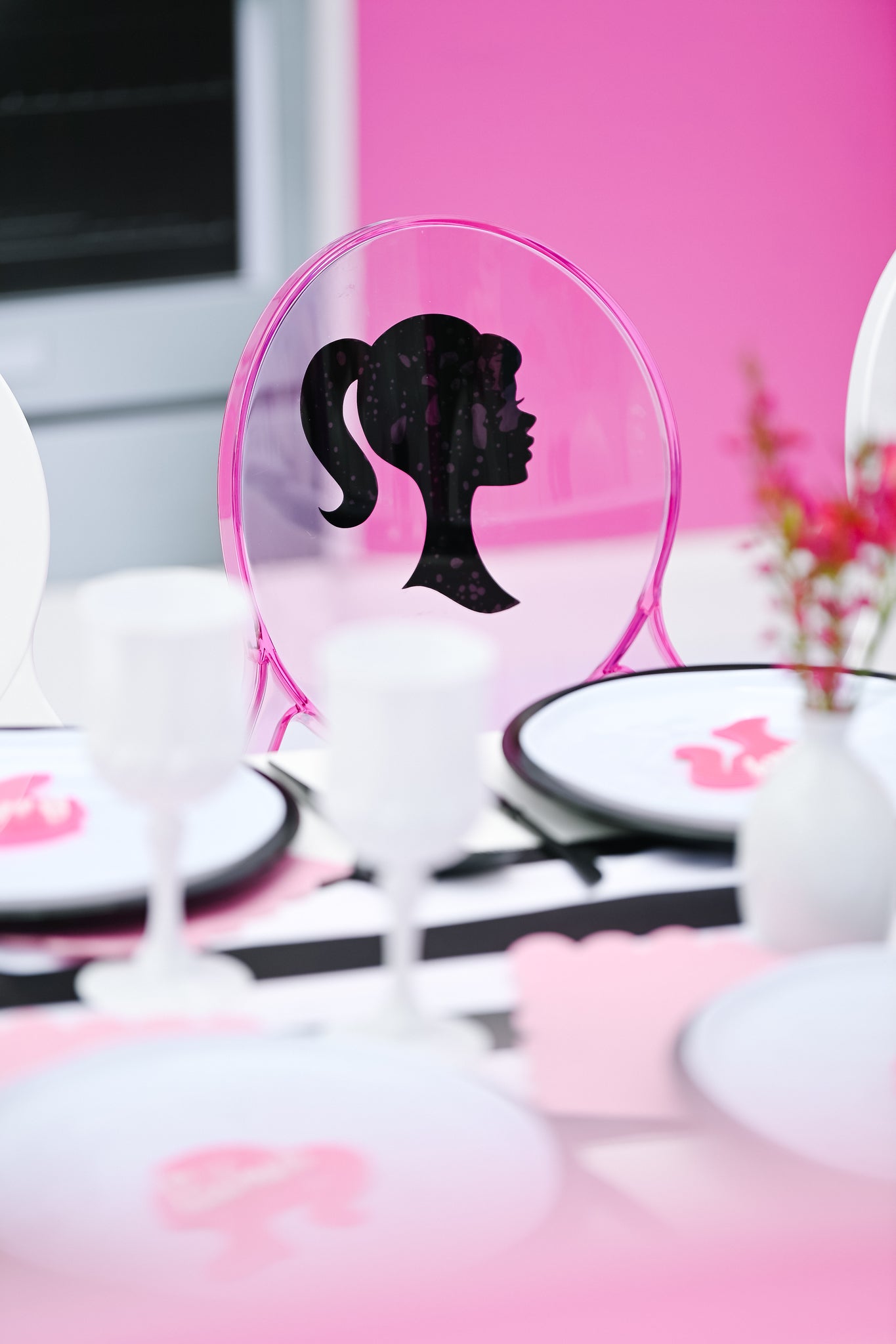 Kids White Ghost Chair