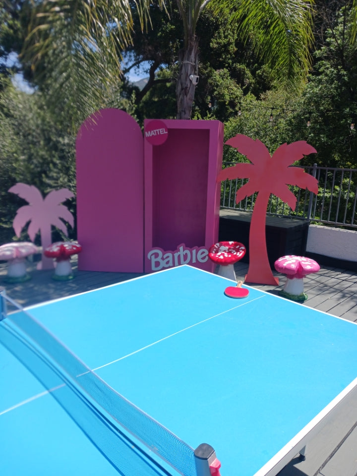 Hot Pink Round Arch Backdrop