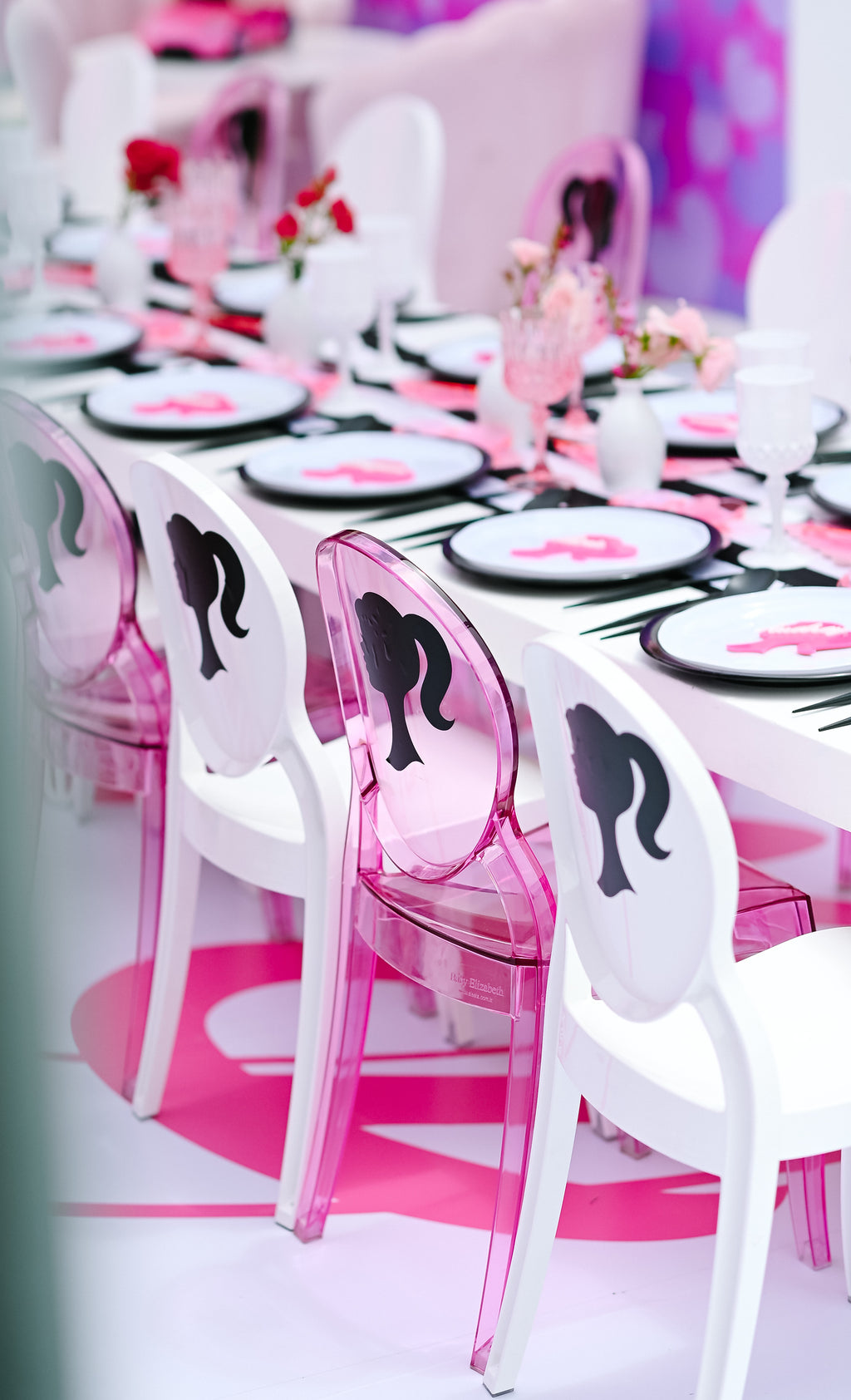 Kids White Ghost Chair