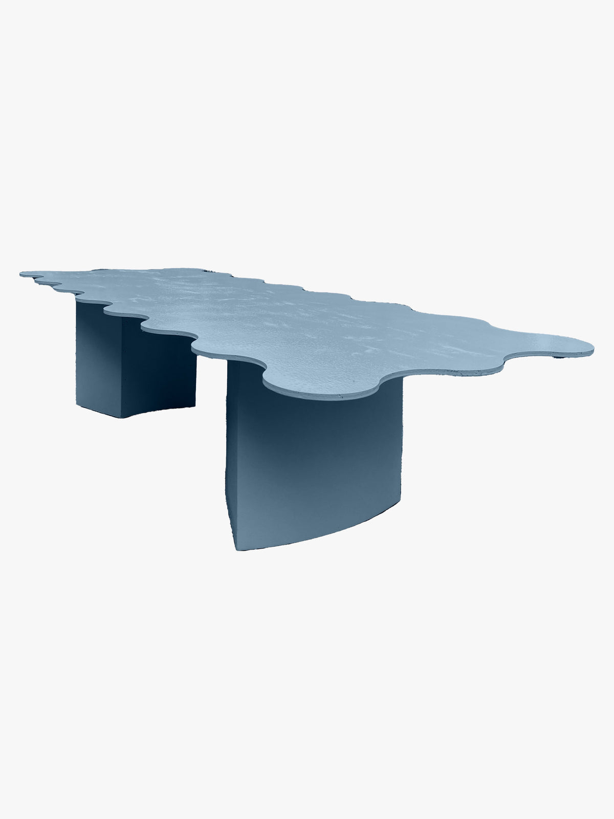 Kids Light Blue Wavy Table