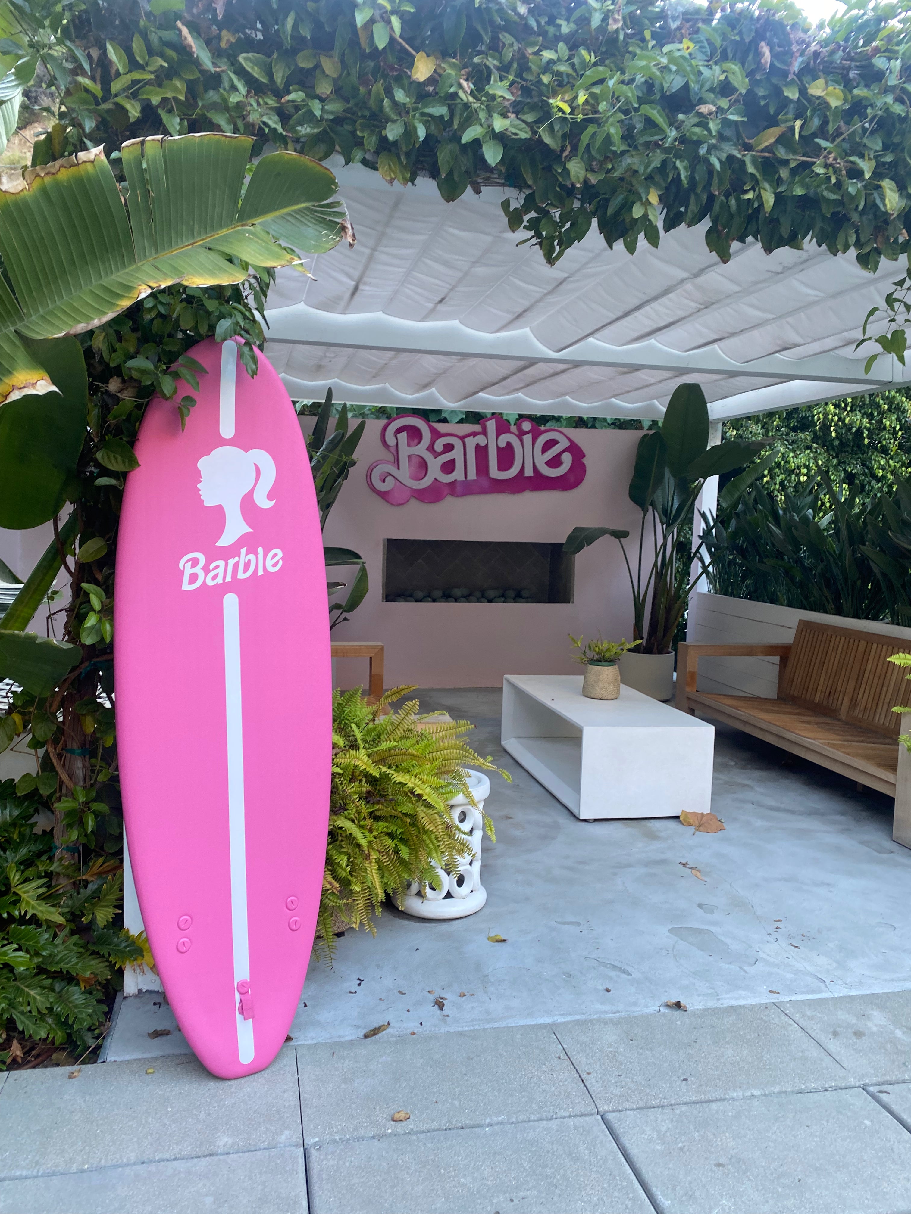 Hot Pink Barbie Surf Board