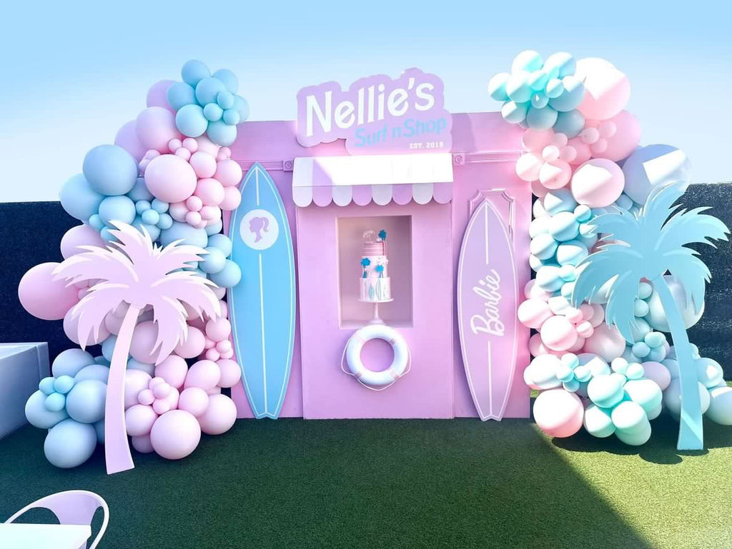 Light Pink Store Front With Custom Signage