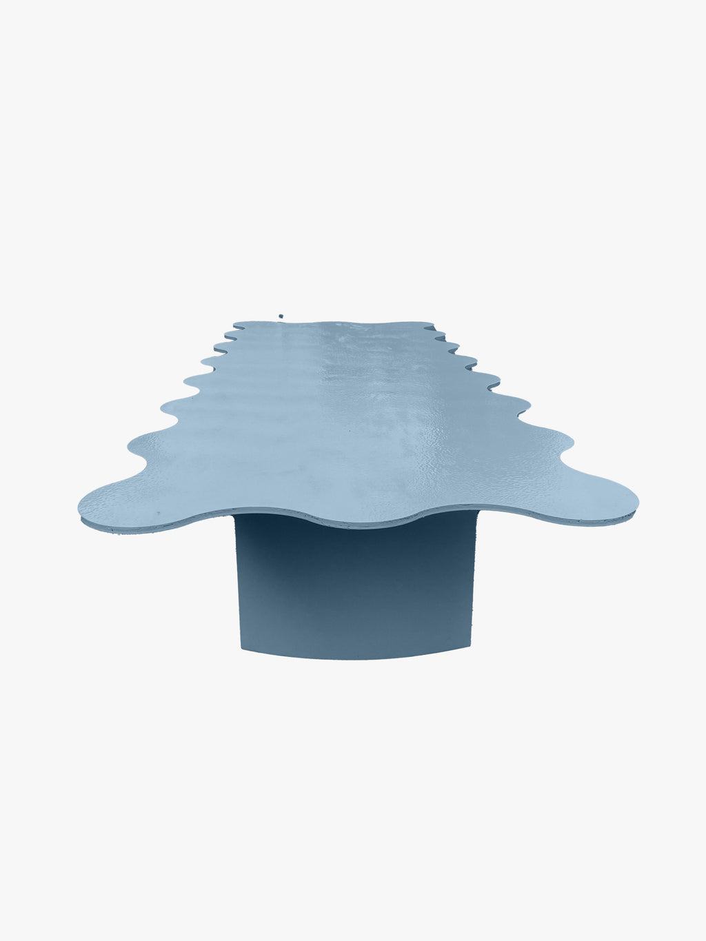 Kids Light Blue Wavy Table