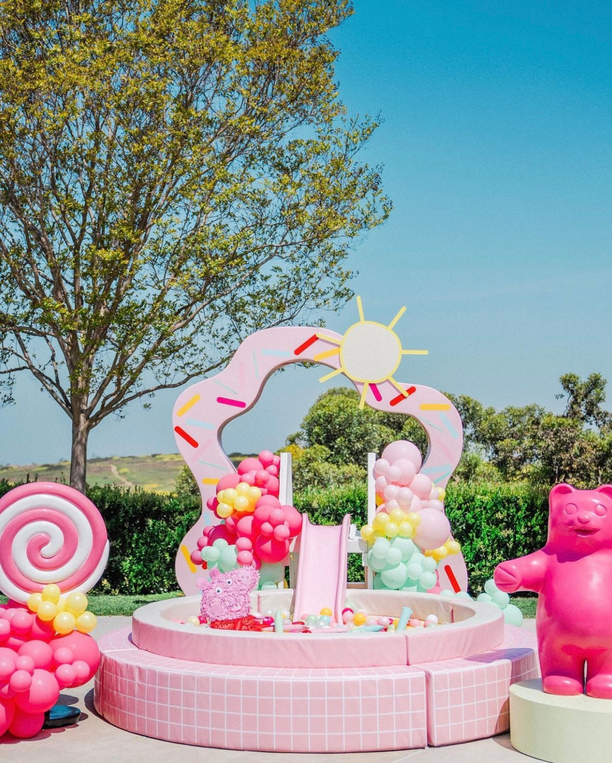 Pink Round Lollipop Twist