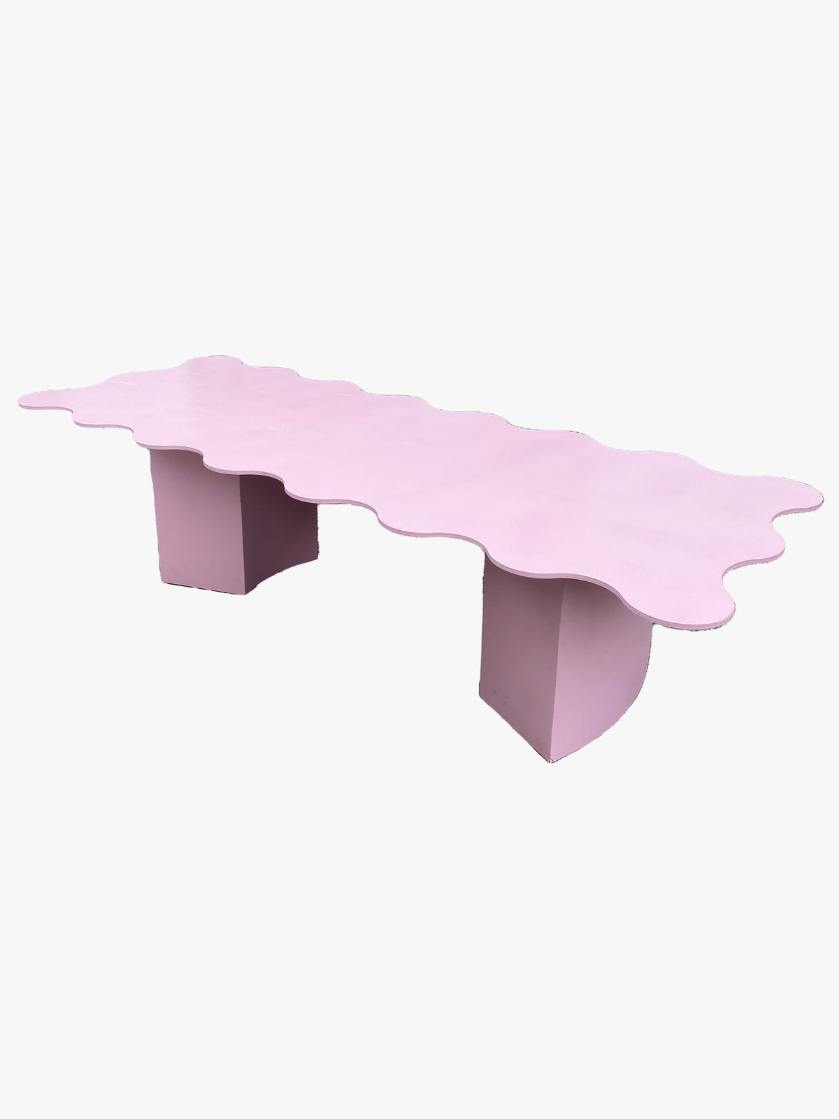 Kids Light Pink Wavy Table