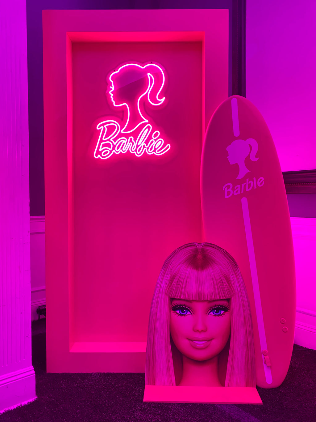 LED Barbie Wall