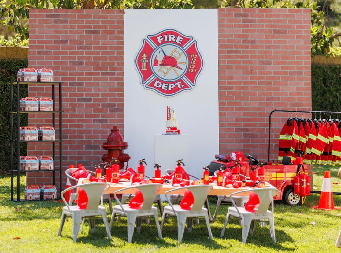 Fire Department Wood Cut Out Standee