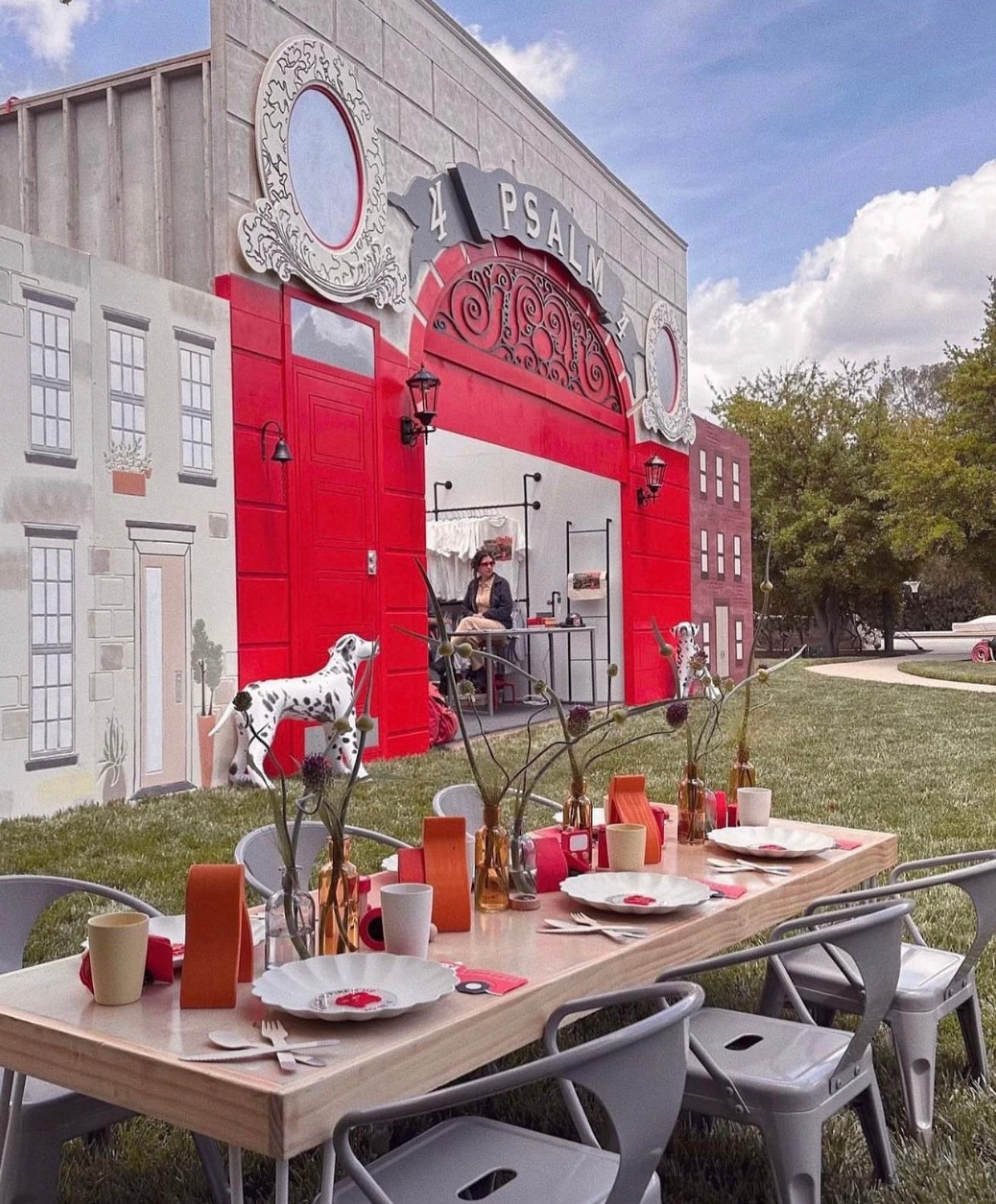 Kids Grey Metal Chair