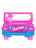 Barbie Jeep Wood Cut Out Standee